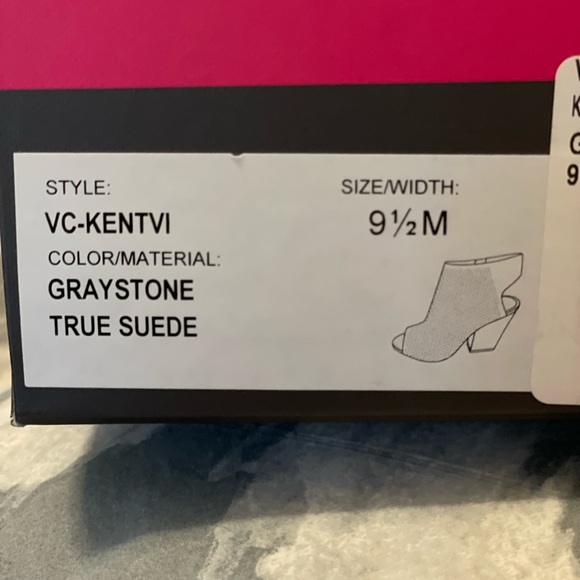 Vince Camuto Kentvi Peep Toe Booties - Picture 7 of 8